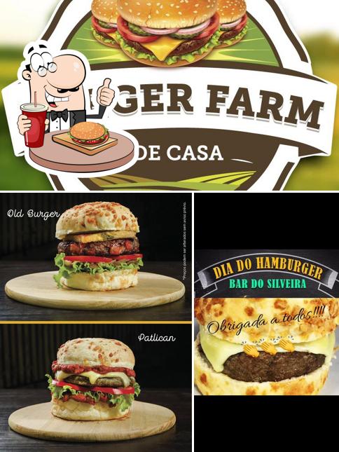 Peça um hambúrguer no Burger Farm, é de Casa