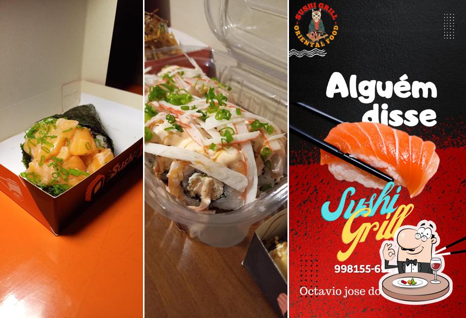 Comida em SUSHI e GRILL