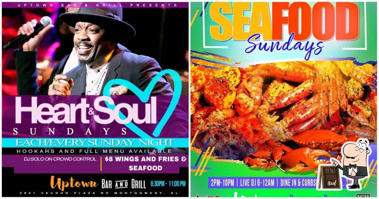 Uptown Bar & Grill in Montgomery Restaurant menu and reviews
