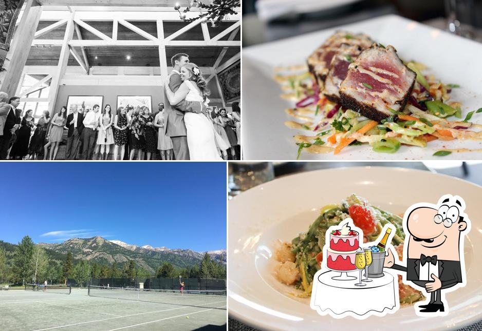 Teton Pines provides an option to hold a wedding banquet