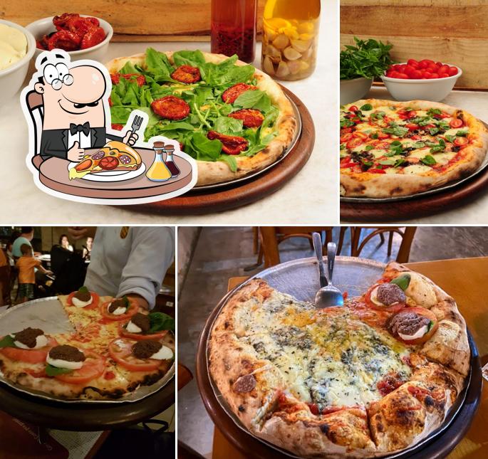 Consiga pizza no Donna Oliva Pizzaria