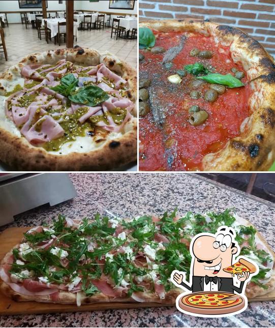 A Pizzeria la capricciosa, puoi assaggiare una bella pizza