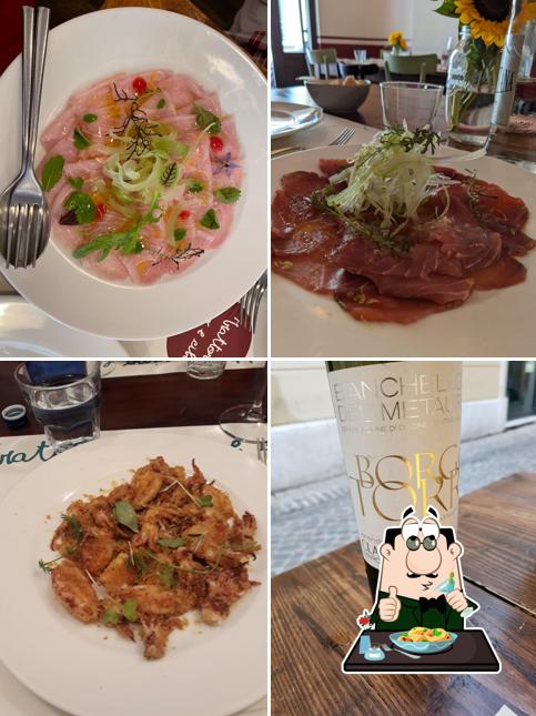 Carpaccio al Trattoria Vino e Cibo