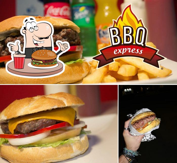 Get a burger at BBQ Express