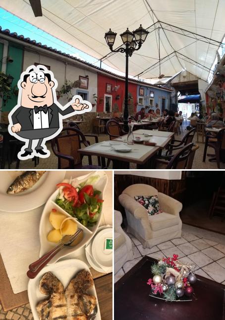 Confira a foto apresentando interior e comida no Varinaice