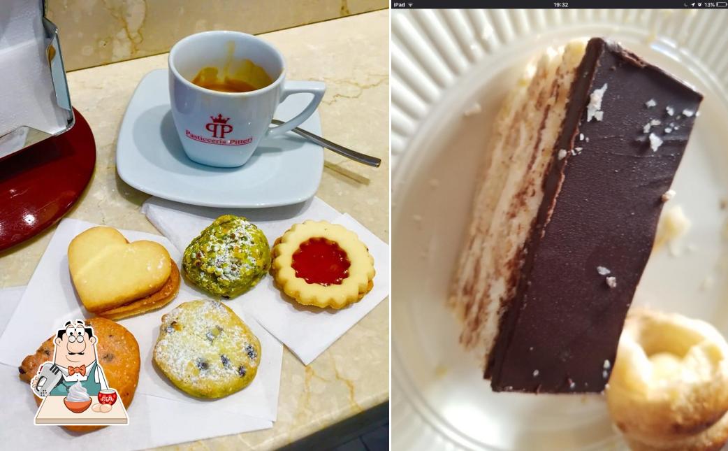 Pasticceria Pitteri sert une éventail de plats sucrés