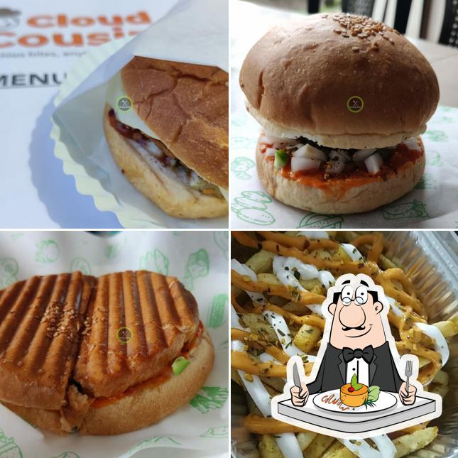 Food at Cloud Cousin Cafe