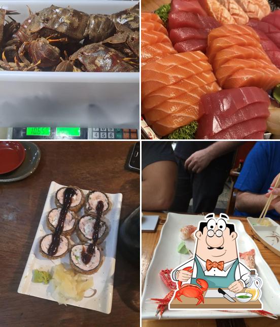 Peça frutos do mar no Haru Sushi Bar
