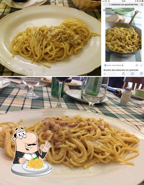 Spaghetti carbonara at Trattoria Da Samuel