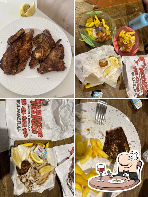 Darrons Seafood in Wamberal Restaurant menu and reviews