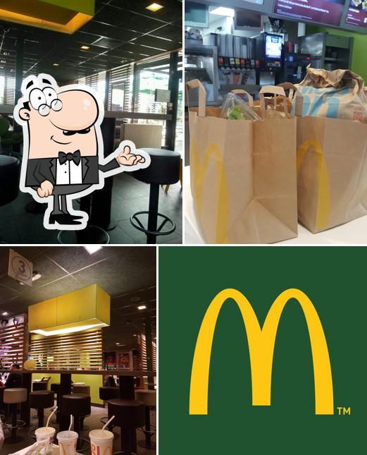 L'intérieur de McDonald's