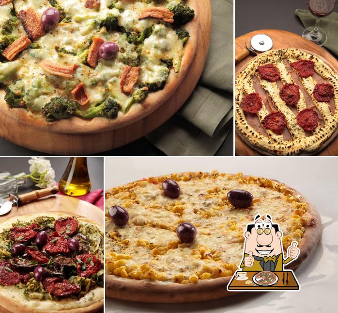 Peça diferentes estilos de pizza