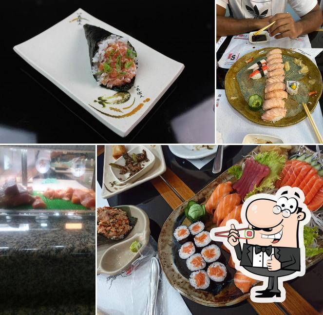 Experimente diversas opções de sushi