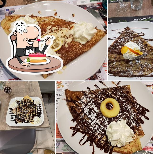 La Crêperie offre un nombre de desserts