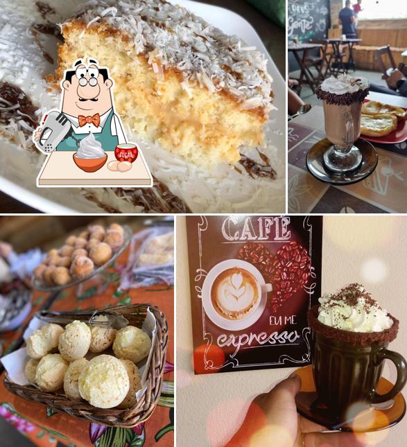 OPaiol Pub Cafe oferece uma variedade de pratos doces