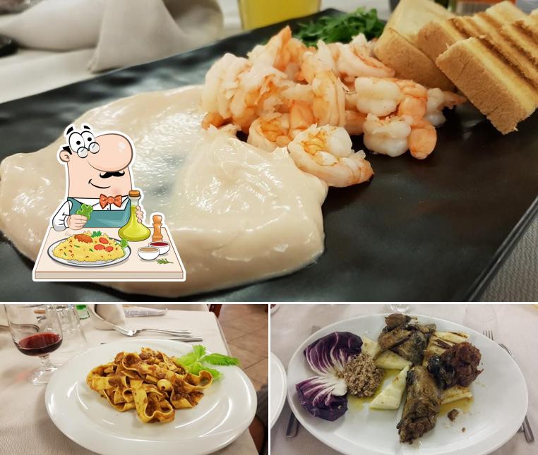 Cibo al Ristorante Trattoria alla Cacciatora