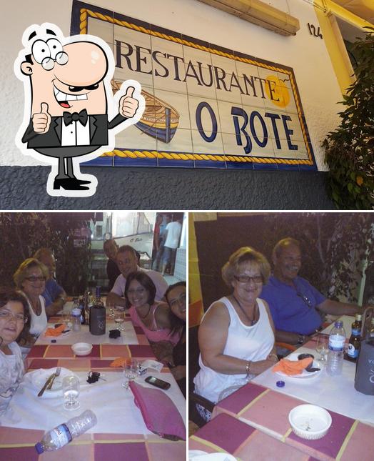Взгляните на фото ресторана "O Bote"