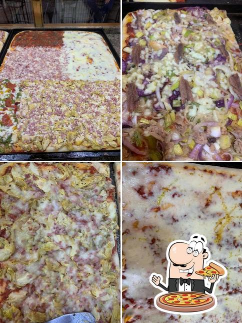 Try out various types of pizza