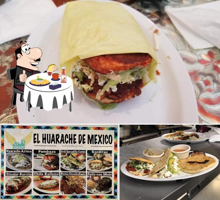 Try out a burger at El Huarache de Mexico