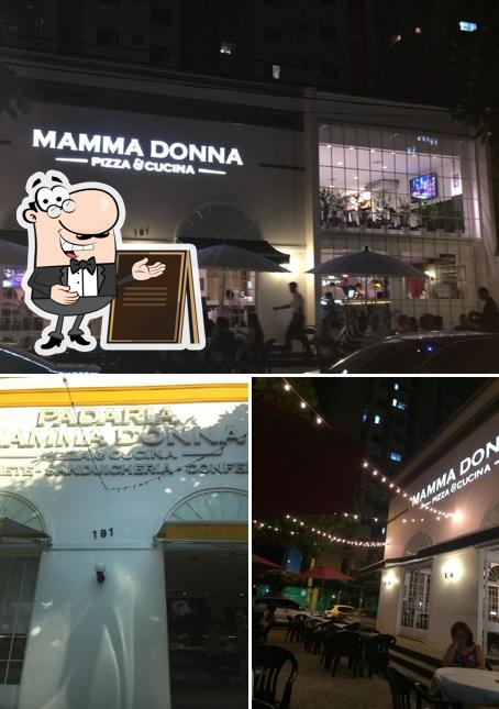 O exterior do Mamma Donna