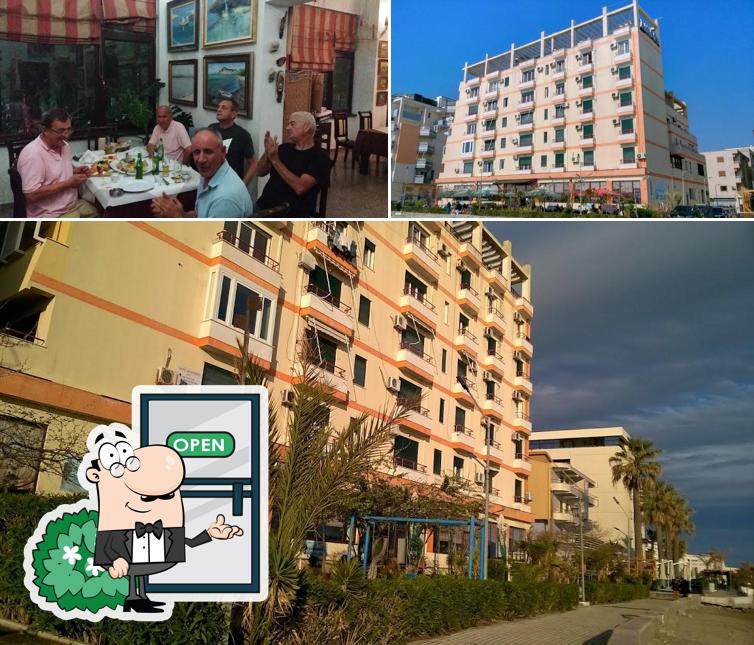 Restorant EMROS se distingue par sa extérieur et intérieur