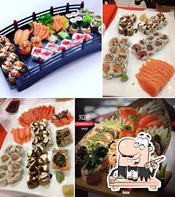 Presenteie-se com sushi no Yasui Temakeria