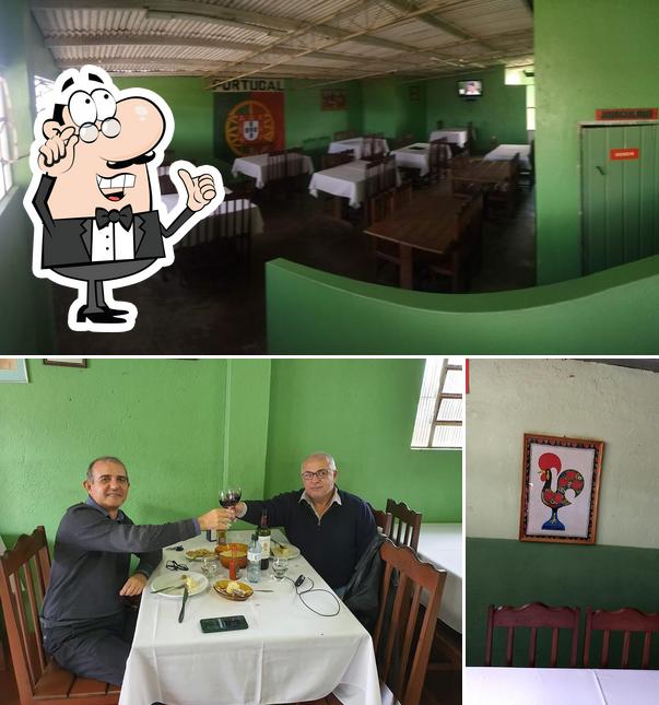 O interior do Restaurante A Portuguesa - Garanhuns