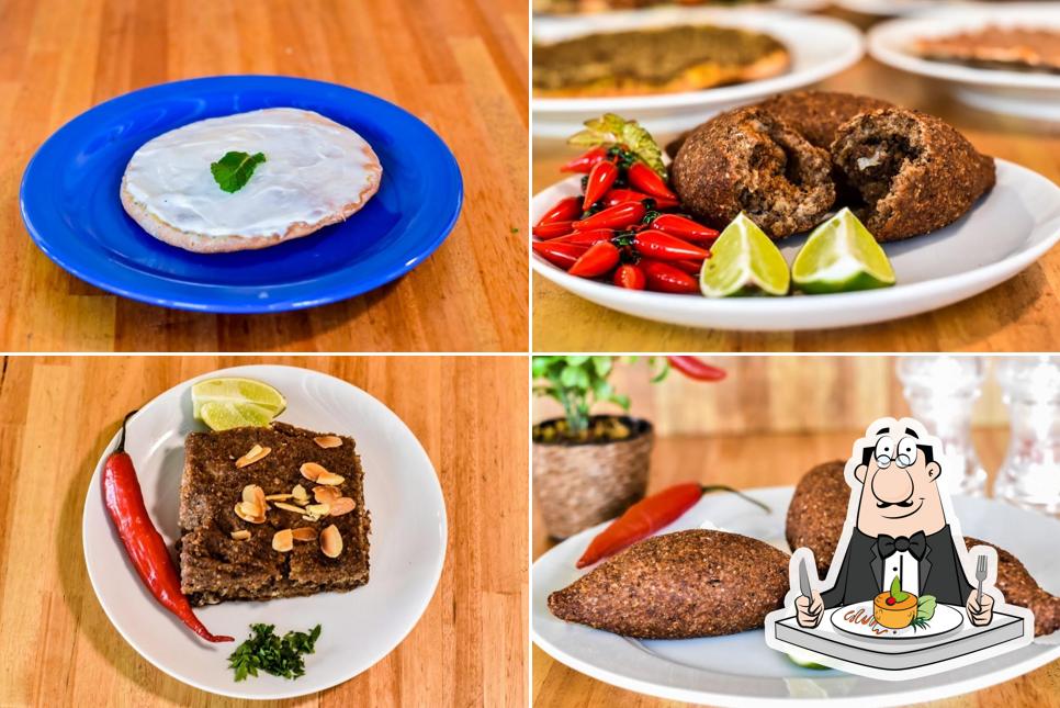 Platos en Laziza Gastronomia Libanesa
