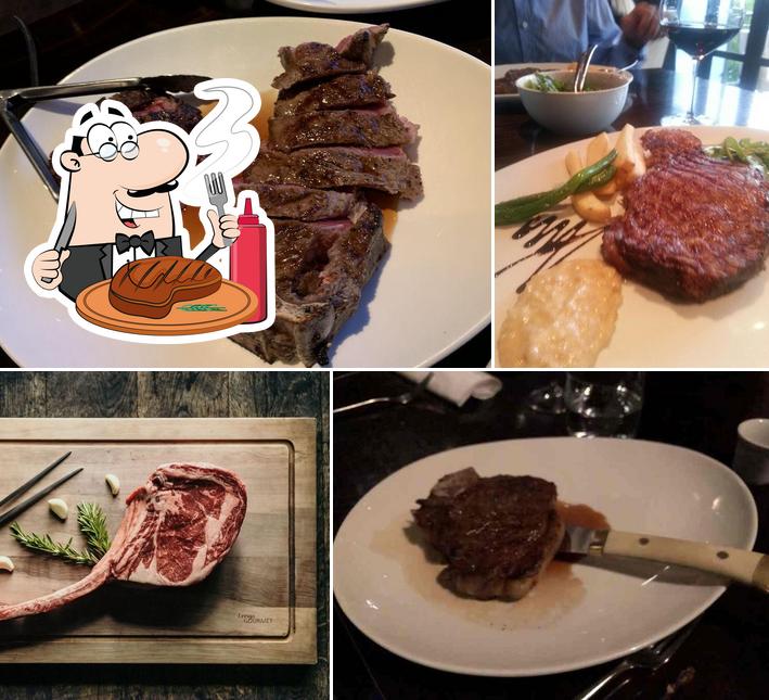 Order meat meals at Jervois Steak House