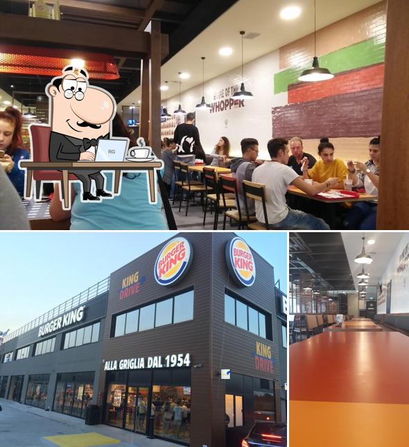 L'intérieur de Burger King