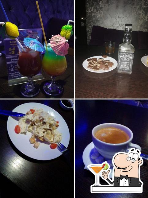 The picture of drink and food at Movida