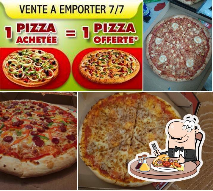 Choisissez différents types de pizzas