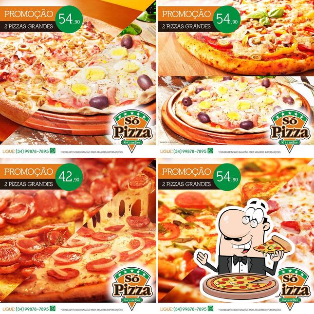 Consiga diversos estilos de pizza