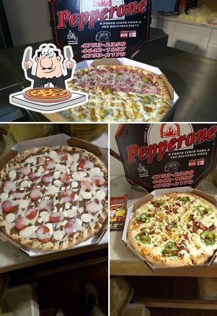 Consiga pizza no Pizzaria Pepperone