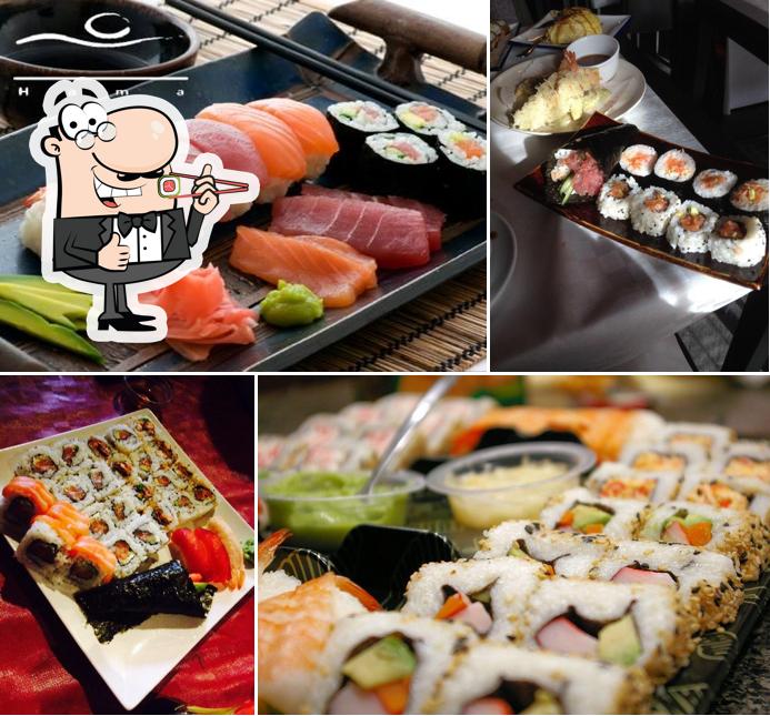 Scegli le diverse opzioni di sushi