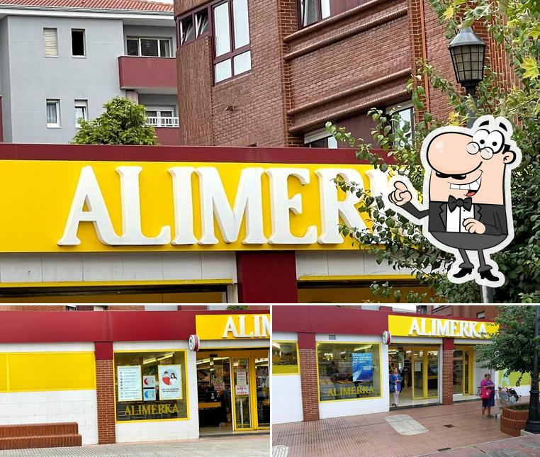 Посмотрите, как "Supermercados Alimerka" выглядит снаружи