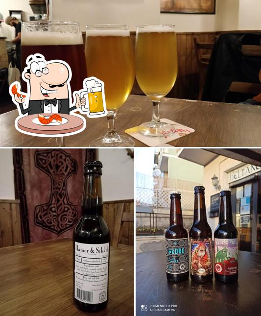 Goditi una bella birra a fine giornata