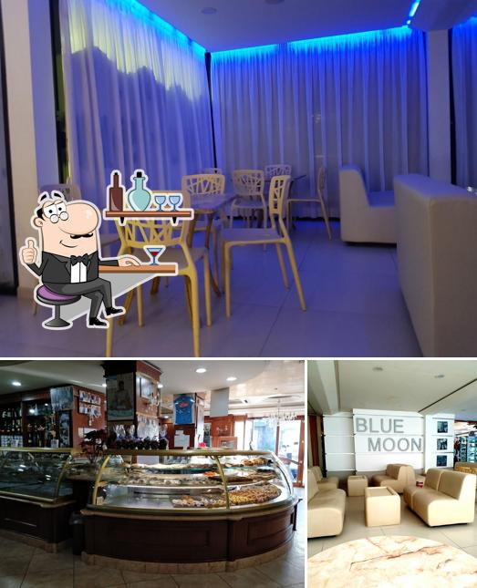 La foto della interni e cibo di Pasticceria Blue Moon