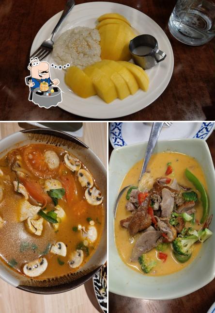 Comida en Baan Sabai Jai Thai Restaurant