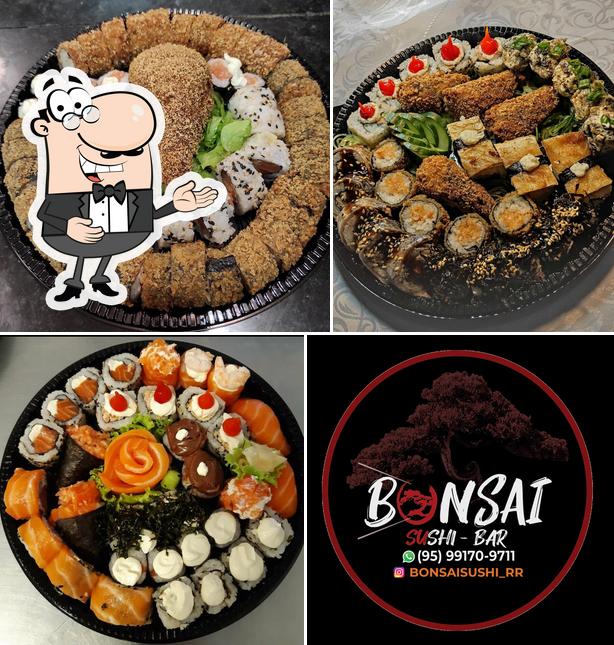 Here's a picture of Bonsai sushi