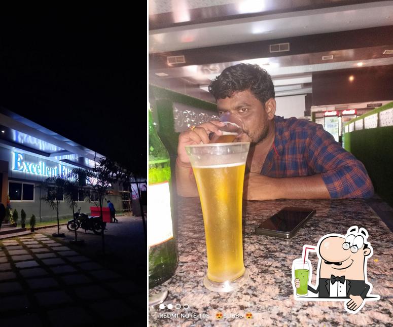Enjoy a drink at EXCELLENT FAMILY RESTAURANT