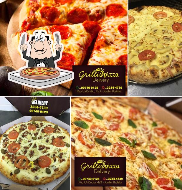 Peça pizza no Grilli's Pizza Delivery