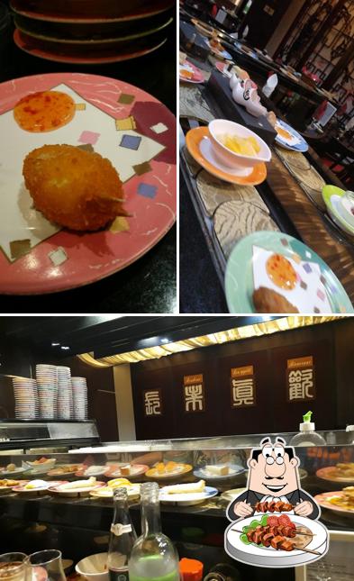 Take a look at the photo displaying food and interior at SUSHI KING