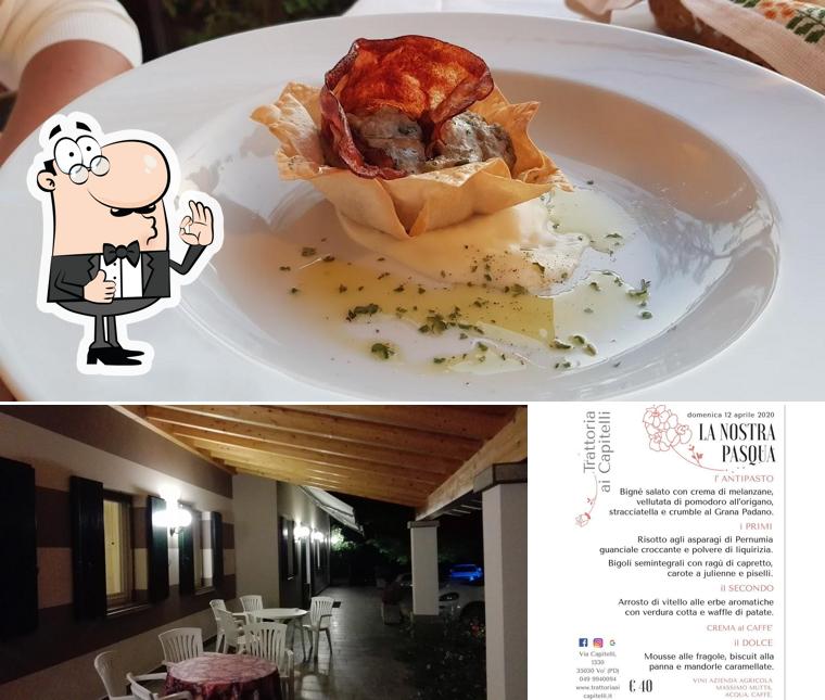 Regarder cette photo de Trattoria ai Capitelli (Vo’)