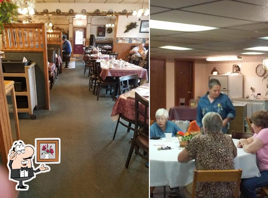 Take a seat at one of the tables at Grantham's Landing