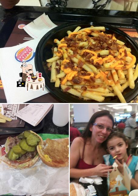 Comida em Burger King