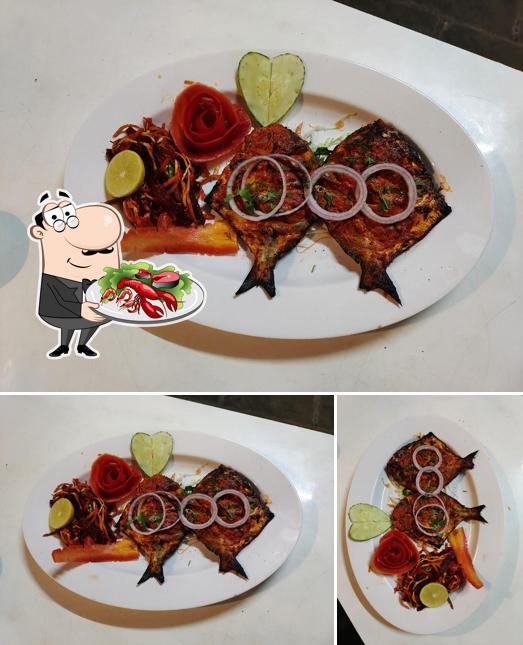 Order seafood at Garam Masala Restaurant