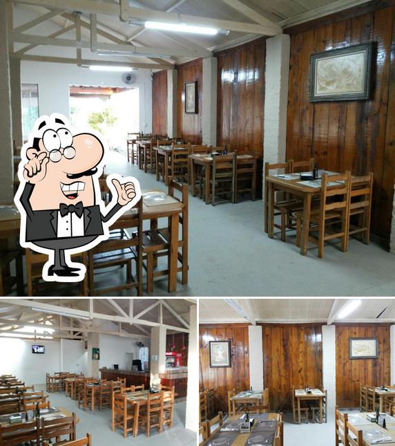 O interior do Donna Bell Pizzaria