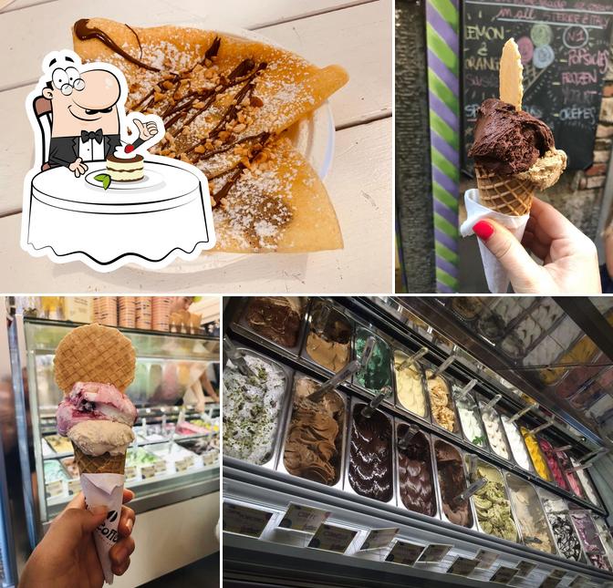 Alberto Gelateria offre un'ampia varietà di dessert