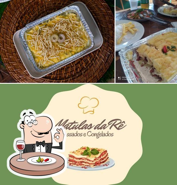 Comida em Restaurante Matulas da Rê Pratos e lanches